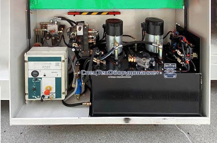 AIRO SF1380E отсек с гидравликой